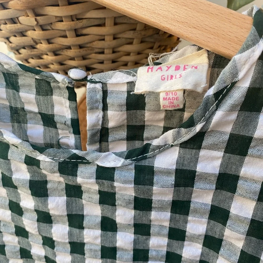 Hayden Girls Checkered Dress - Size 9/10 - Picture 2 of 3